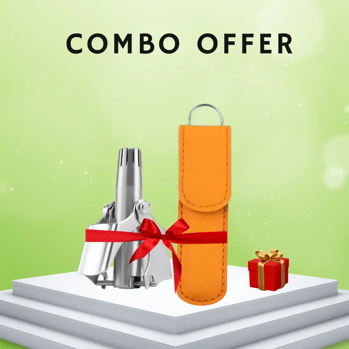 Nose Hair Trimmer And Ear Cleaner Tool Set Combo